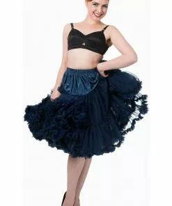 Banned 50's Petticoat Long Navy New In