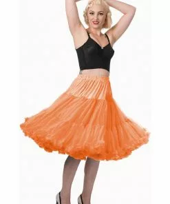 Banned 50's Petticoat Long Orange