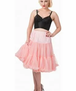 Banned 50's Petticoat Long Pink 7 Banned 50's Petticoat Long Pink