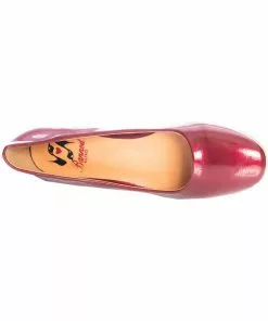 Banned The Modernist 60's Pumps Burgundy Colour New In
