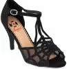 Banned Black Widow Spiderweb 50's Pumps Black New In