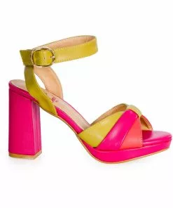 Banned Escapism Cameron 70's Sandals Pumps Pink 9 Banned Escapism Cameron 70's Sandals Pumps Pink