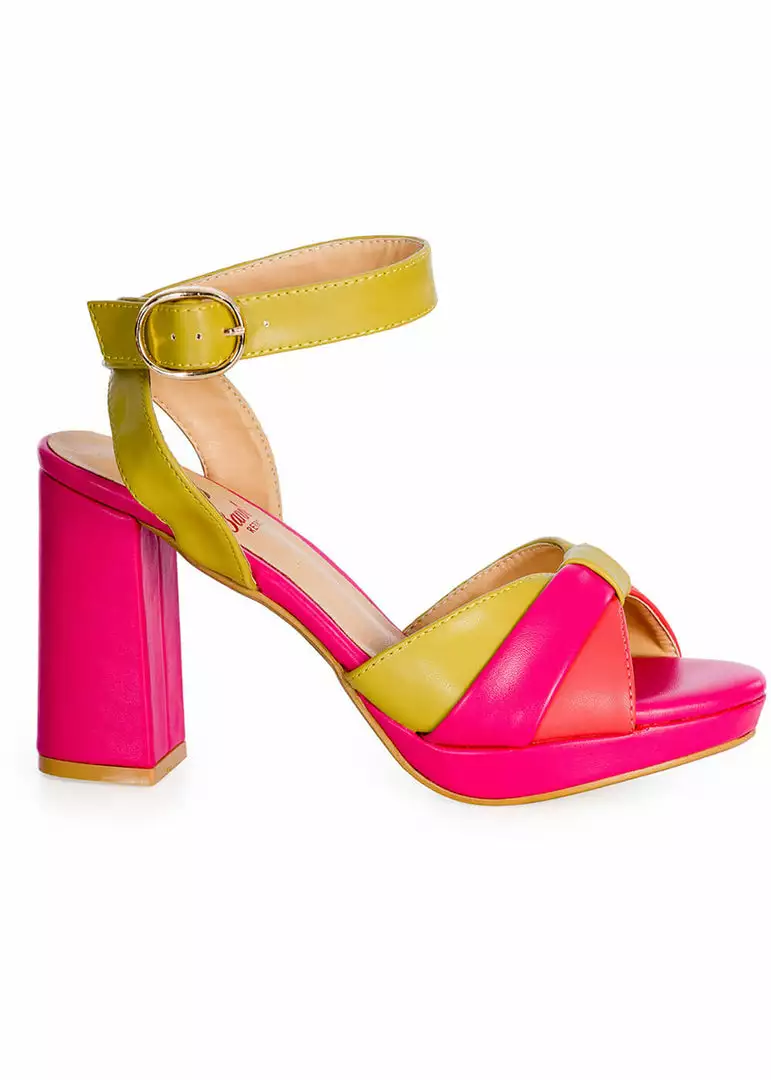 Banned Escapism Cameron 70's Sandals Pumps Pink 6 Banned Escapism Cameron 70's Sandals Pumps Pink