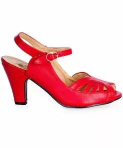 Banned Regatta Kelly Lee 40's Sandals Pumps Red New In