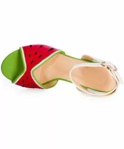 Banned Juicy Lee Melon 50's Sandals Green New In 8 Banned Juicy Lee Melon 50's Sandals Green New In