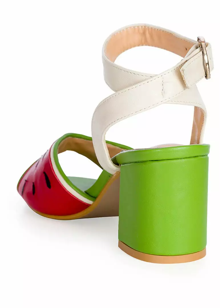 Banned Juicy Lee Melon 50's Sandals Green New In 6 Banned Juicy Lee Melon 50's Sandals Green New In