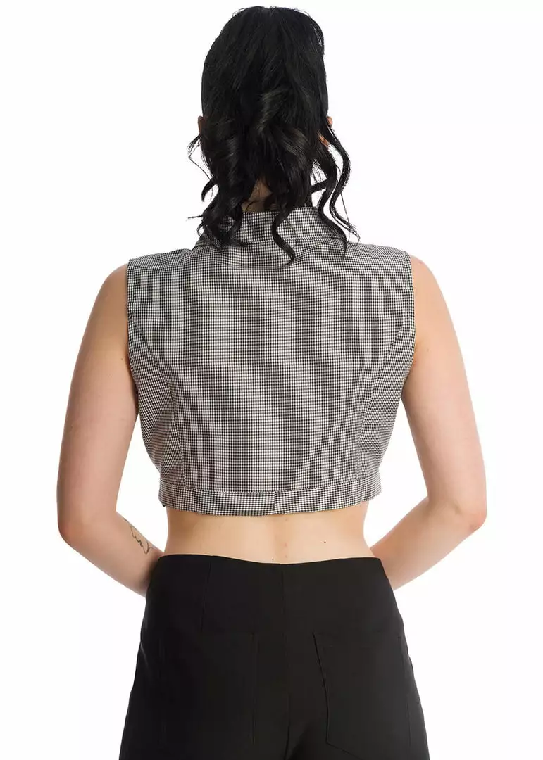 Banned Cherry Skull Up 50's Blouse Black New In 4 Banned Cherry Skull Up 50's Blouse Black New In