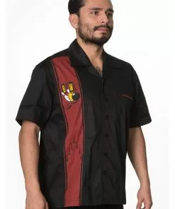 New In Banned Men Ellie Bowling Shirt