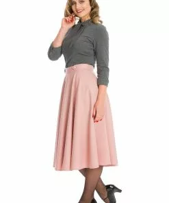 Banned Di Di 40's Swing Skirt Pink