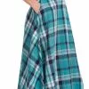 Banned Treat Me Tartan 50's Swing Skirt Mint