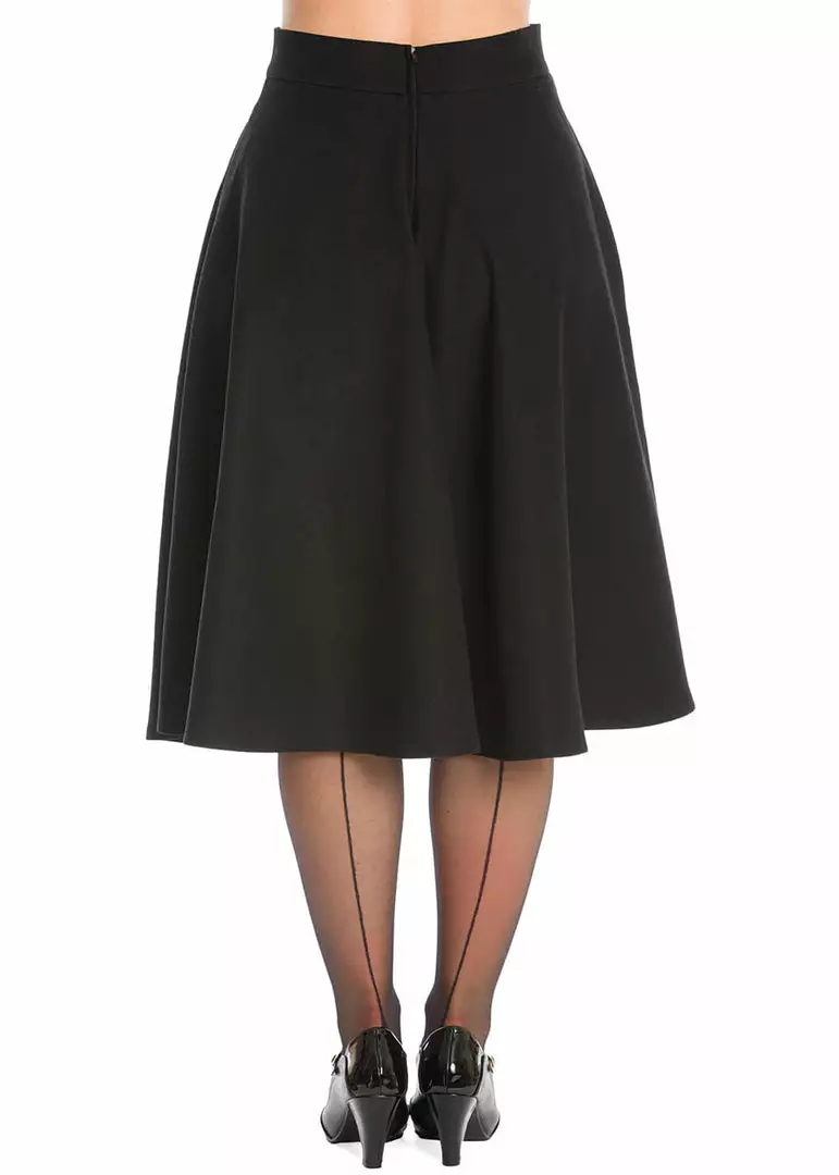 Banned I'm Yours 50's Swing Skirt Black 6 Banned I'm Yours 50's Swing Skirt Black