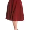 Banned I'm Yours 50's Swing Skirt Burgundy New In 2 Banned I'm Yours 50's Swing Skirt Burgundy New In