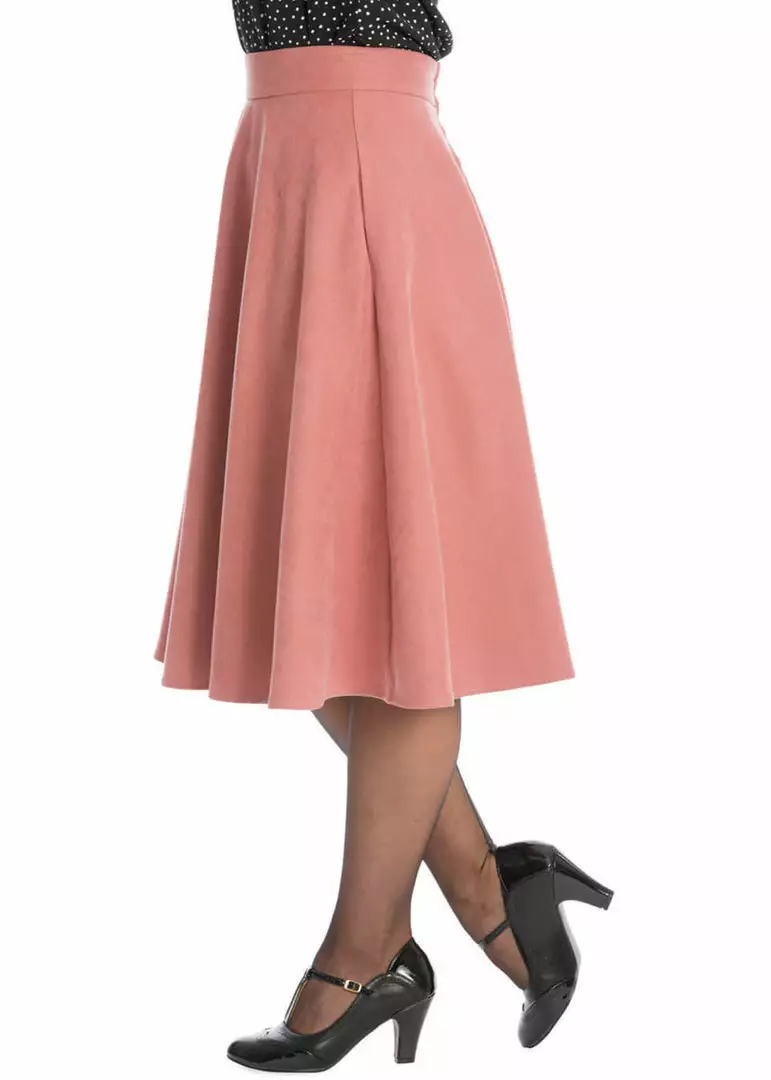 Banned I'm Yours 50's Swing Skirt Old Pink New In 5 Banned I'm Yours 50's Swing Skirt Old Pink New In