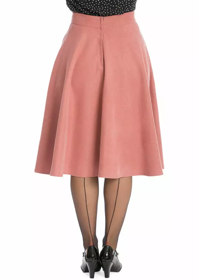 Banned I'm Yours 50's Swing Skirt Old Pink New In 7 Banned I'm Yours 50's Swing Skirt Old Pink New In