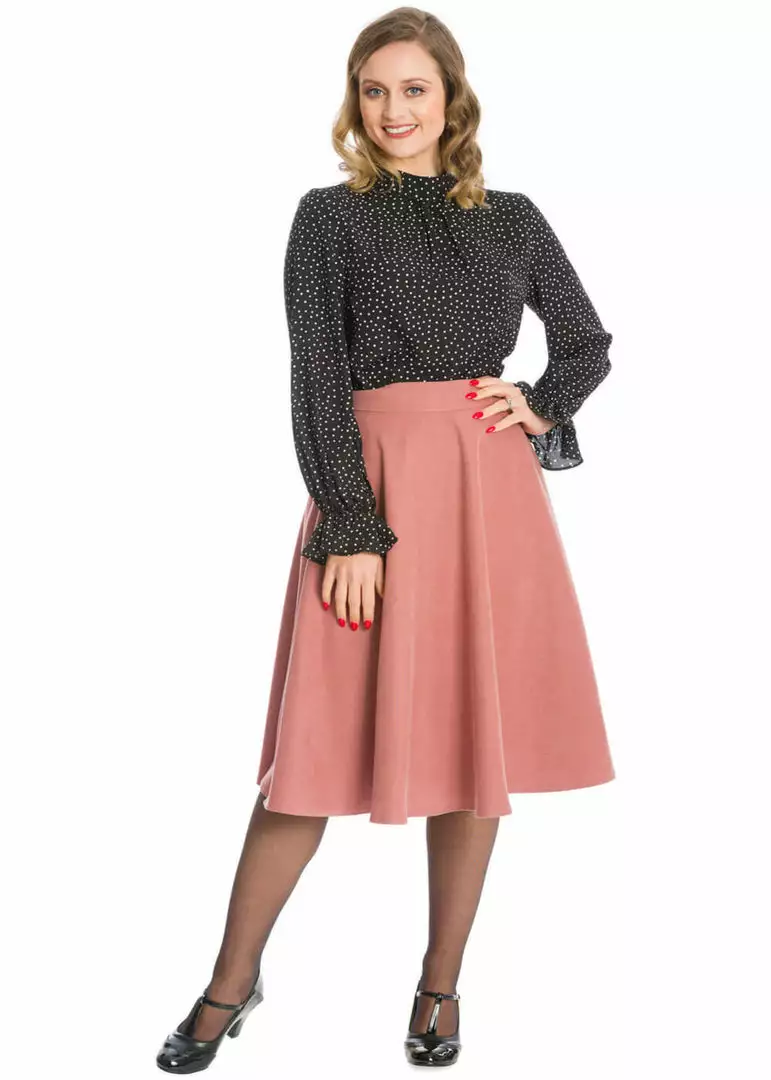 Banned I'm Yours 50's Swing Skirt Old Pink New In 4 Banned I'm Yours 50's Swing Skirt Old Pink New In