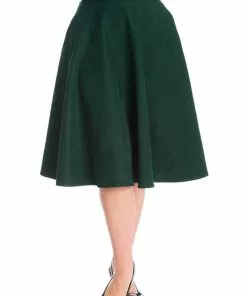 New In Banned I'm Yours 50's Swing Skirt Green
