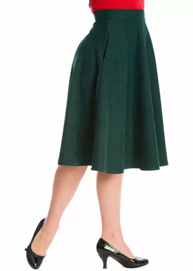 New In Banned I'm Yours 50's Swing Skirt Green 6 New In Banned I'm Yours 50's Swing Skirt Green