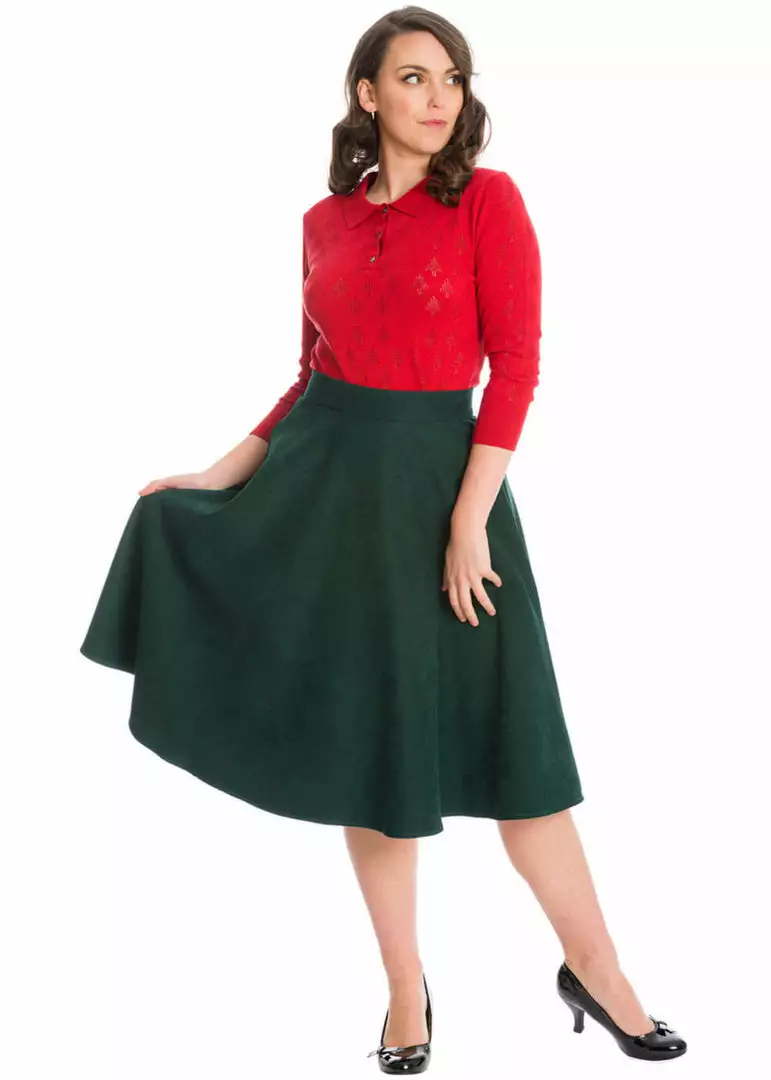 New In Banned I'm Yours 50's Swing Skirt Green 4 New In Banned I'm Yours 50's Swing Skirt Green