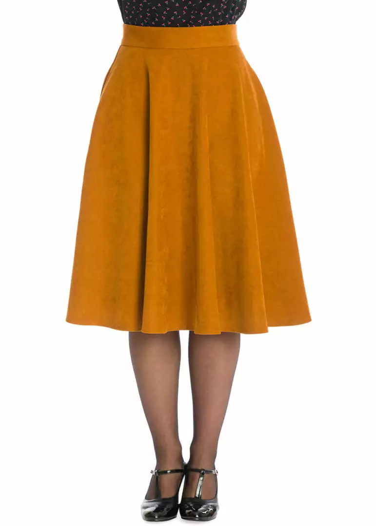 Banned I'm Yours 50's Swing Skirt Tan Brown New In 3 Banned I'm Yours 50's Swing Skirt Tan Brown New In