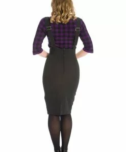 Banned Made For Each Other Frankenstein 50's Pencil Skirt In Black New In 7 Banned Made For Each Other Frankenstein 50's Pencil Skirt In Black New In