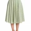 Banned Dot Days Polkadot 50's Swing Skirt Green 2 Banned Dot Days Polkadot 50's Swing Skirt Green