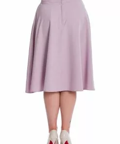 New In Banned Summer Staple 50's Swing Skirt Lilac Purple 10 New In Banned Summer Staple 50's Swing Skirt Lilac Purple
