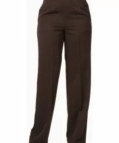 Banned Party On 40's Pantalon Trousers Brown New In