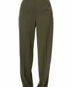 Banned Party On 40's Pantalon Trousers Dark Green New In