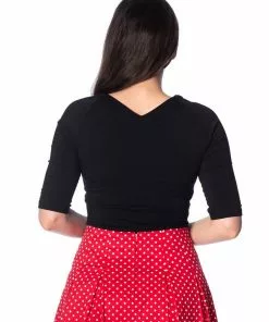 Banned Betty 50's Top Black