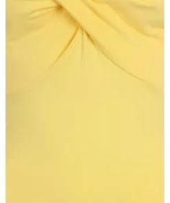 New In Banned Wrap Front 50's Top Yellow