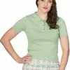 Banned Summer 40's Polo Green 1 Banned Summer 40's Polo Green