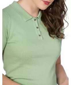 Banned Summer 40's Polo Green