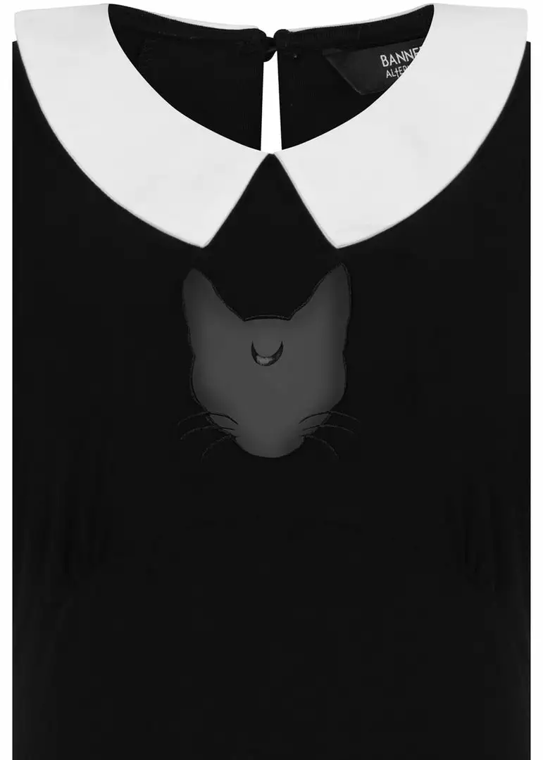 Banned Darkness Cat Top Black New In 4 Banned Darkness Cat Top Black New In