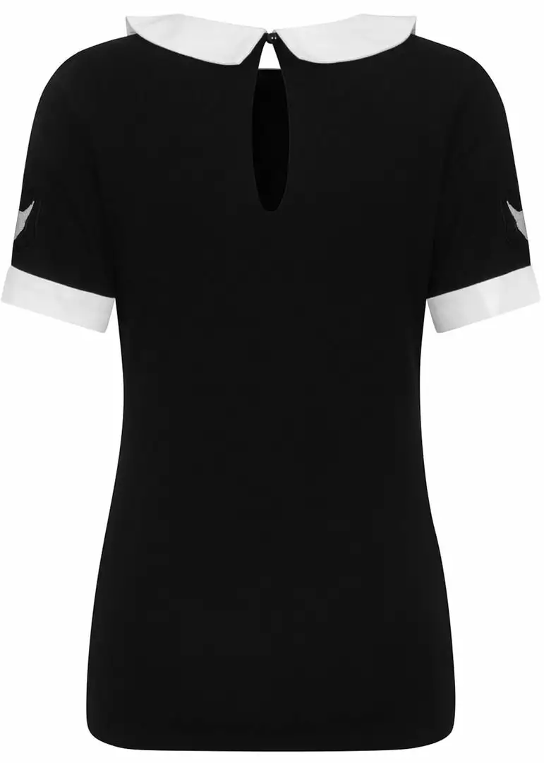 Banned Darkness Cat Top Black New In 5 Banned Darkness Cat Top Black New In