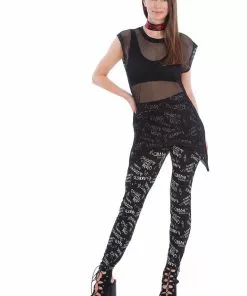 Banned Nightmare Fishnet 80's Top Black New In 7 Banned Nightmare Fishnet 80's Top Black New In