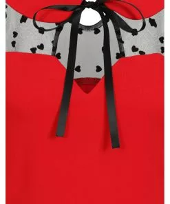 Banned Dark Heart Desire 50's Top Red New In 9 Banned Dark Heart Desire 50's Top Red New In