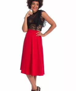 Banned Romance Lace 40's Top Black 9 Banned Romance Lace 40's Top Black