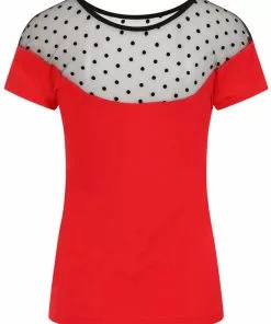 Banned Smoulder Polkadot 50's Top Red 8 Banned Smoulder Polkadot 50's Top Red