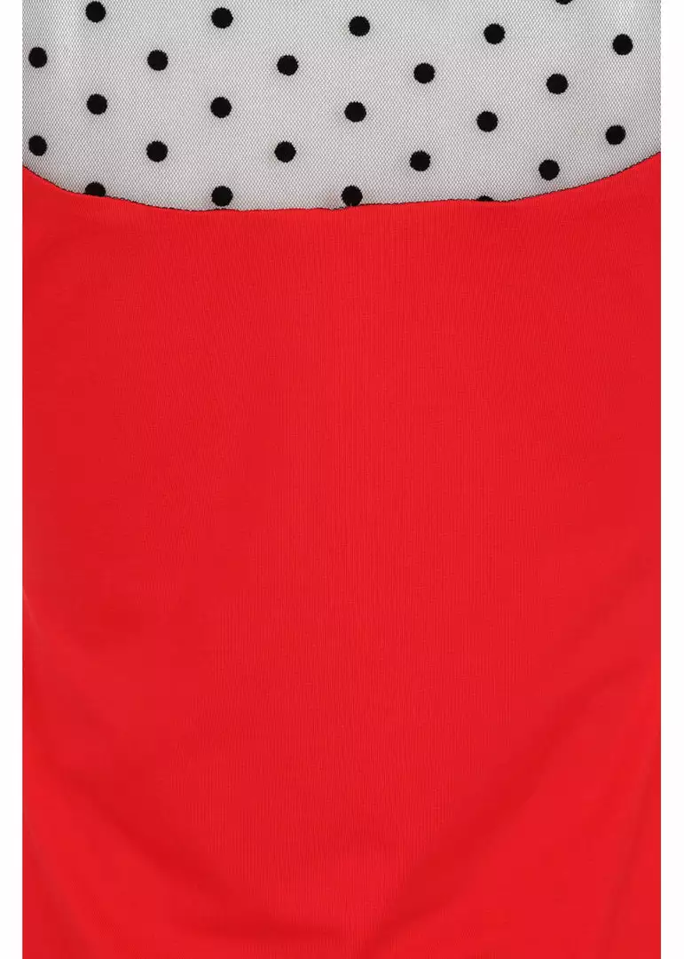 Banned Smoulder Polkadot 50's Top Red 6 Banned Smoulder Polkadot 50's Top Red