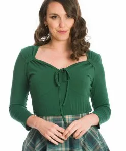 Banned Dream Big Jersey Top Green New In