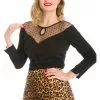 New In Banned Evita Evening 50's Top Black 1 New In Banned Evita Evening 50's Top Black
