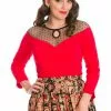 Banned Evita Evening 50's Top Red 2 Banned Evita Evening 50's Top Red