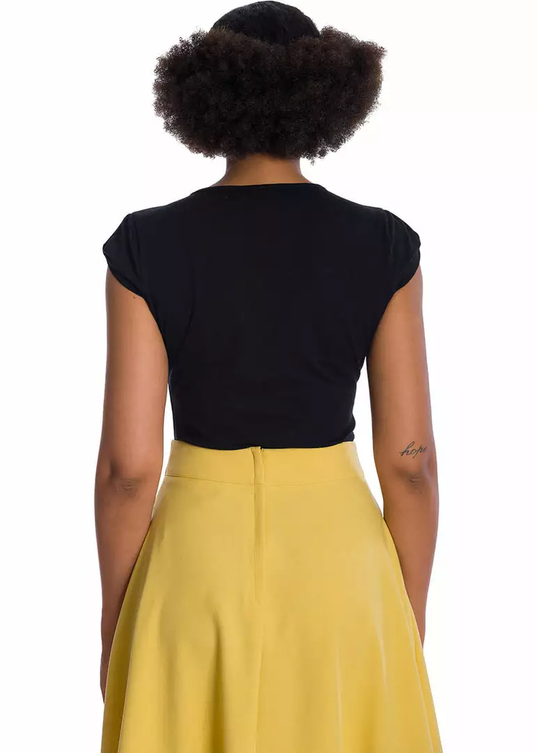 Banned Be Free 50's Top Black New In 6 Banned Be Free 50's Top Black New In