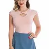 Banned Be Free 50's Top Pink New In