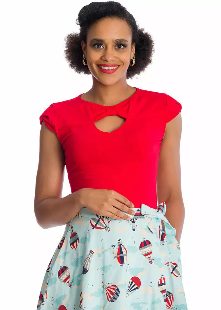 Banned Be Free 50's Top Red 3 Banned Be Free 50's Top Red