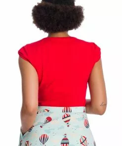 Banned Be Free 50's Top Red 11 Banned Be Free 50's Top Red