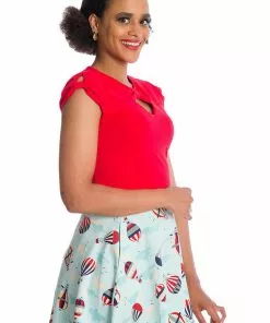 Banned Be Free 50's Top Red 10 Banned Be Free 50's Top Red