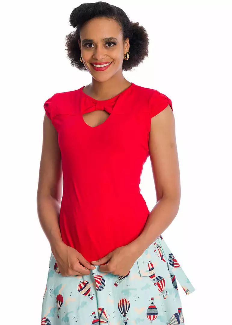 Banned Be Free 50's Top Red 4 Banned Be Free 50's Top Red
