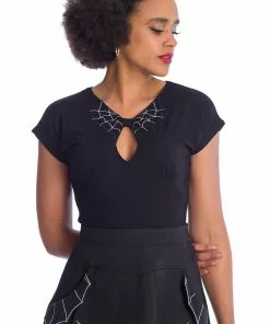 New In Banned Release The Spiders 50's Top Black