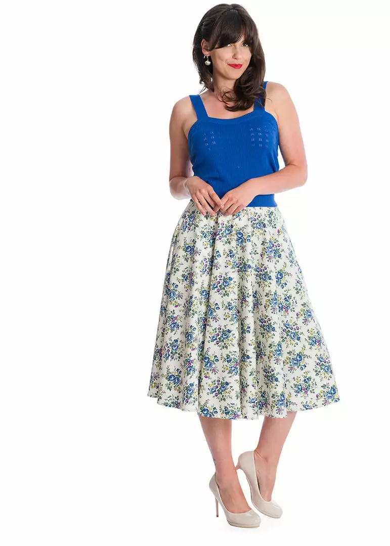 Banned Dora Strap 50's Top Blue 4 Banned Dora Strap 50's Top Blue